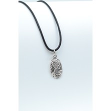 Had Safha Accessories Vintage Cameo Deri Ip Kolye