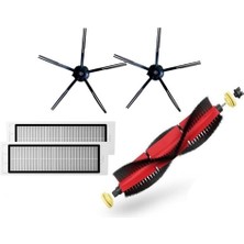 Roborock S5 Max- Siyah Robot Süpürge 5'li Yedek Parça Seti