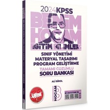 Benim Hocam Yayınları  2024 KPSS Eğitim Bilimleri Program Geliştirme Sınıf Yönetimi Materyal Tasarımı Tamamı Çözümlü Soru Bankası