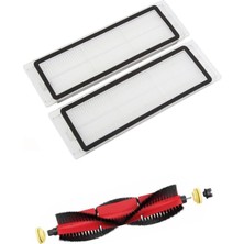 Roborock S5, S5 Max, S6 , S6 Pure, S50, S51, Uyumlu Yeni Nesil Ana Fırça ve Perdeli Hepa Filtre