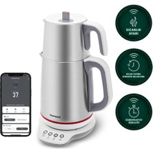 Homend Royaltea Smart 1790H Inox Konuşan Çay Makinesi (Wi-Fi)