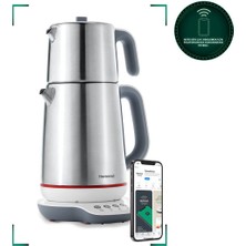 Homend Royaltea Smart 1790H Inox Konuşan Çay Makinesi (Wi-Fi)