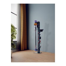 Bumech Dyson Uyumlu Şarjlı Süpürge Standı Antrasit Renk Kare Taban