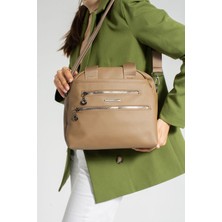 Lifonbag Kadın Büyük Boy Yumuşak Deri Uzun Çapraz Askılı El Çantası LF5059