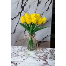 OziHouse Yapay Islak Lale Sarı 10 'lu