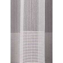 Evdepo Home Taç Eteği Bantlı Ketentül Perde, 1/3 Sık Pile, Tek Kanat - Ekru 100 x 260 cm