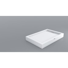 Shower 80X130 Drop Dikdörtgen Panelli Duş Teknesi