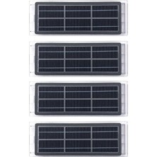 Srfn Ticaret Xiaomi Mijia S50/S51/S52/S55 Uyumlu Robot Süpürge Hepa Filtresi - Aktif Karbonlu - 4 Adet
