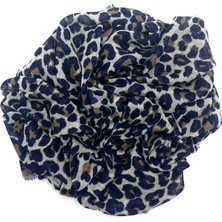 Naz İpek 7'li Set Hediyelik Leopar Desen Flamlı Pamuklu Yazma Eşarp 100X100CM