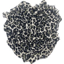 Naz İpek 7'li Set Hediyelik Leopar Desen Flamlı Pamuklu Yazma Eşarp 100X100CM