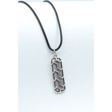 Had Safha Accessories Çubuk Bar Deri Ip Kolye