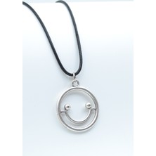 Had Safha Accessories Gülen Yüz- Smile Deri Ip Kolye