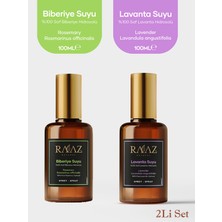 Raaz Biberiye Suyu 100 ml + Lavanta Suyu 100 ml Avantajlı 2li Set