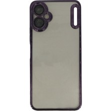 Pluscep Aksesuar Tecno Spark 9 Pro ile Uyumlu Roma Lensli Lazer Slot Şeffaf Kapak Telefon Kılıfı