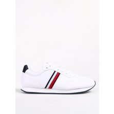 Tommy Hilfiger Beyaz Erkek Sneaker Core Lo Runner Pu Lth