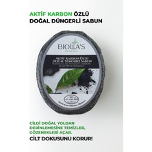 Biolea's Aktif Karbon Özlü Doğal Süngerli Sabun 130 gr