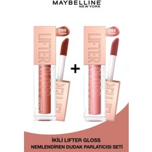 Maybelline New York Lifter Gloss Dudak Parlatıcısı Seti 003 Moon Ve 009 Topaz