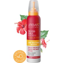URBAN Care Hibiscus & Shea Butter Bukle Belirginleştirici Onarıcı Saç Bakım Köpüğü 150 ml - vegan