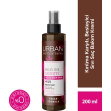 URBAN Care Argan Oil & Keratin Kırılma Karşıtı Sıvı Saç Bakım Kremi 200 ml - vegan