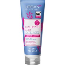 URBAN Care Hyaluronik Asit & Kolajen Kuru ve Cansız Saçlara Özel SÜKFATSIZ Saç Bakım Şampuanı 250 ml - vegan