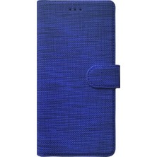 Ehr. Reeder P13 Blue Max Pro Cüzdanlı Standlı Kartlıklı Kapaklı Kumaş Kılıf