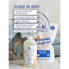 Lindos - Bitkisel Organik Gül Itır Kokulu Çamaşır Sabunu %100 Doğal Renkli Beyazlar Için Sıvı Deterjan 0,6 L