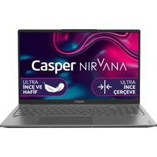 Casper Nirvana X600.5700-BV00A-G-F Ryzen 7-5700U 16 GB RAM 500GB NVME SSD Windows 11