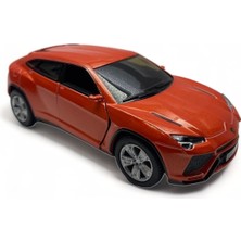 Peda Toy Lamborghini Urus Model Araba 1,36 Ölçek Lisanslı Çek Bırak Araba Lamborghini Urus Turuncu