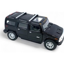 Peda Toy Metal Model Hummer Lisanslı Die-Cast Araç 1,36 Çek Bırak Kapı Aç Kapa Hummer H2