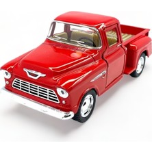 Peda Toy Metal Model Chevrolet Lisanslı Die-Cast Araç 1,36 Çek Bırak Kapı Aç Kapa 1955 Chevrolet Pick Up