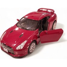 Peda Toy Metal Model Nissan Lisanslı Die-Cast Araç 1,36 Çek Bırak Kapı Aç Kapa Nissan Gtr R35