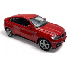 Peda Toy Metal Model Bmw Lisanslı Die-Cast Araç 1,36 Çek Bırak Kapı Aç Kapa Bmw X6