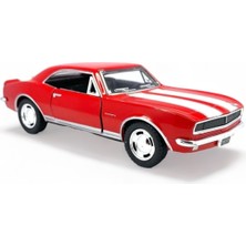 Peda Toy Metal Model Chevrolet Lisanslı Die-Cast Araç 1,36 Çek Bırak Kapı Aç Kapa 1967 Chevrolet Camaro