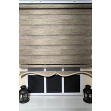 Storburada Zebra Stor Perde Kahverengi Alüminyum Kasa STB-400-V05
