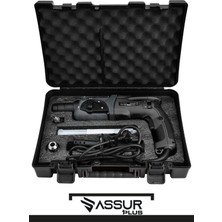 Assur Plus Extra Güçlü Metal Şanzıman Profesyonel Kırıcı Delici Hilti Matkap 850 W Siyah