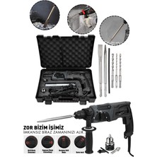 Assur Plus Extra Güçlü Metal Şanzıman Profesyonel Kırıcı Delici Hilti Matkap 850 W Siyah