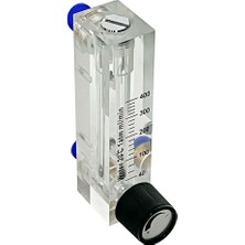 Meoflow Debimetre - Ayar Vanalı -Debi ölçer - Şamandıralı - Lzm Sıvı 40 – 400 Ml/dk