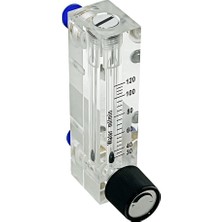 Meoflow Debimetre - Ayar Vanalı -Debi ölçer - Şamandıralı - Lzm Sıvı 30 – 120 Ml/dk