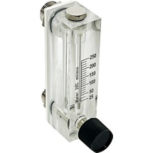 Meoflow Debimetre - Ayar Vanalı -Debi ölçer - Şamandıralı - Lzm Sıvı 25-250 Ml/dk