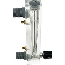 Meoflow Debimetre - Ayar Vanalı -Debi ölçer - Şamandıralı - Lzm Sıvı 1-11 Lt/dk