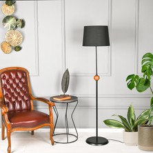 Dede Ahşaplı Berlin Lambader Siyah