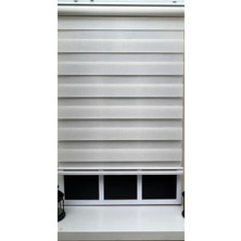 Storburada Zebra Stor Perde Ekru STB 400V02-D