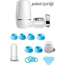 Tilbe Home Water Uf Membran Filtreli Musluk Ucu Arıtıcı 7 Katmanlı Temizlenebilir Filtreli Su Arıtma Başlığı