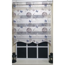 Storburada Pliseli Zebra Stor Perde Baskılı Etek Dilimli St 030