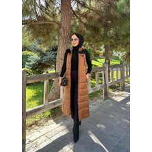 Doque Kışlık Kapitone Şişme Elyaf Dolum Kadın Yelek 50004