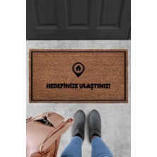 Evaşk Kapı Önü Paspası Vinil Tabanlı Kıl Koko Paspas