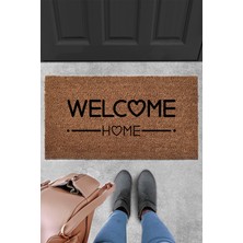 Evaşk Kapı Önü Paspası Vinil Tabanlı Kıl Koko Paspas