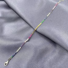 Jewel By Aila 1 Mm. Koyu Renkli Su Yolu Kadın Gümüş Bileklik