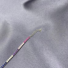 Jewel By Aila 1 Mm. Koyu Renkli Su Yolu Kadın Gümüş Bileklik