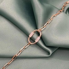 Jewel By Aila Libra Ataç Rose Gold Kaplama Kadın Gümüş Bileklik